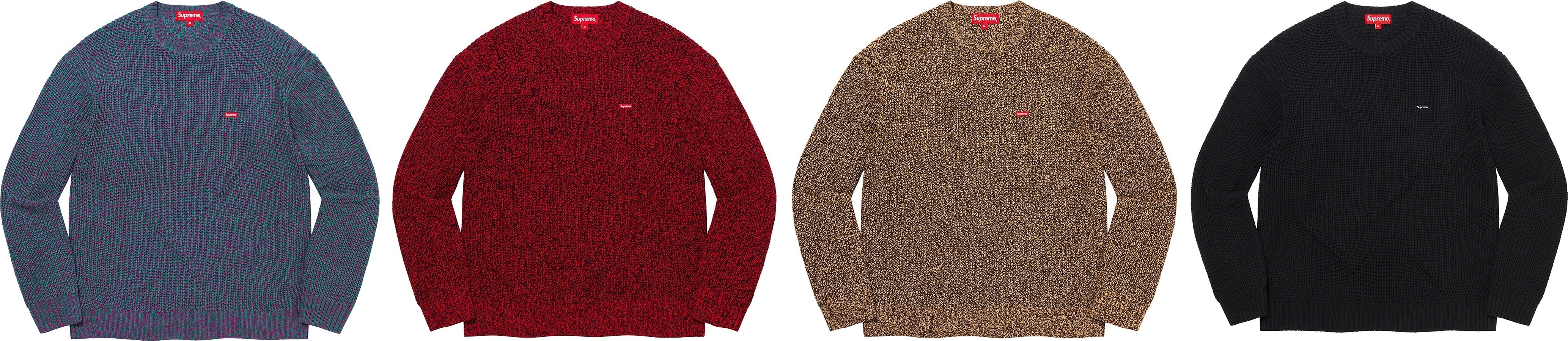 Mélange Rib Knit Sweater